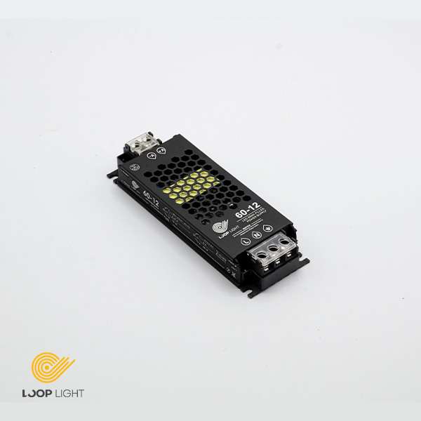 منبع تغذیه ۱۲ ولت ۵ آمپر ۶۰ وات مدل SuperSlim