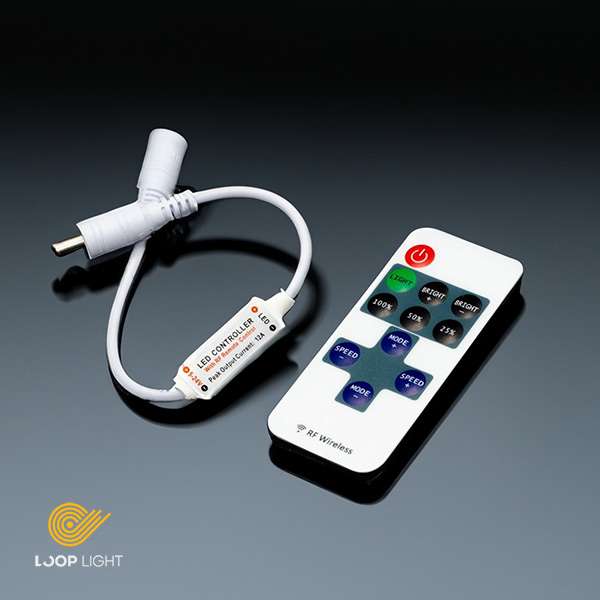 دیمر ۲۴~۱۲ ولت ۱۲ آمپر با کنترلر RF