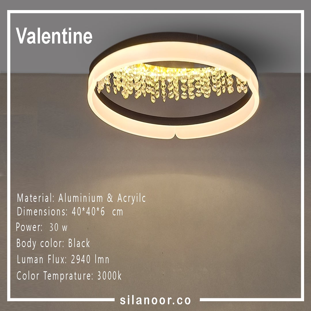 چراغ سقفی روکار گلکسی کریستال - Image 3