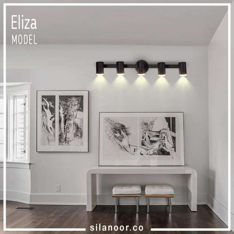 چراغ سقفی-دیواری الیزا 5 شعله